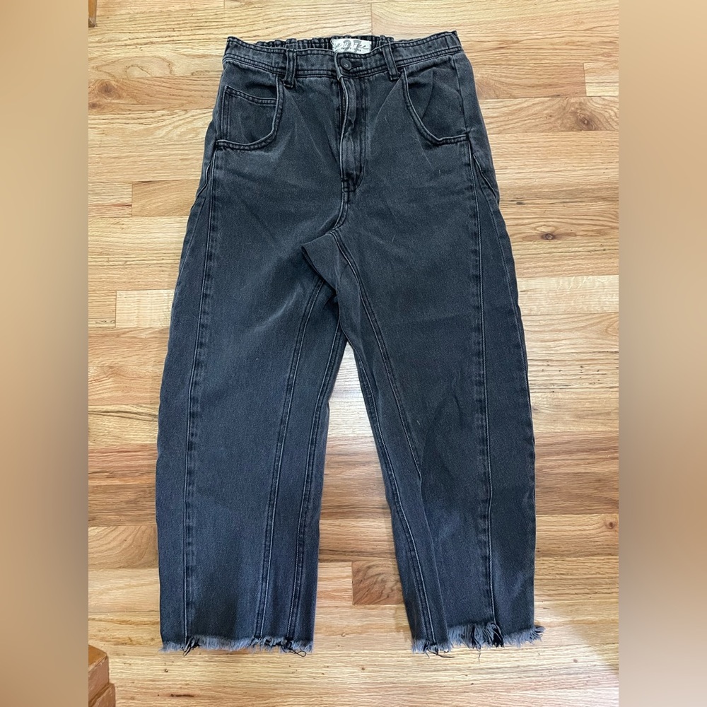 We The Free Black Crop Jean